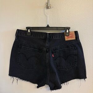 Levi's Women's Black Denim Shorts
